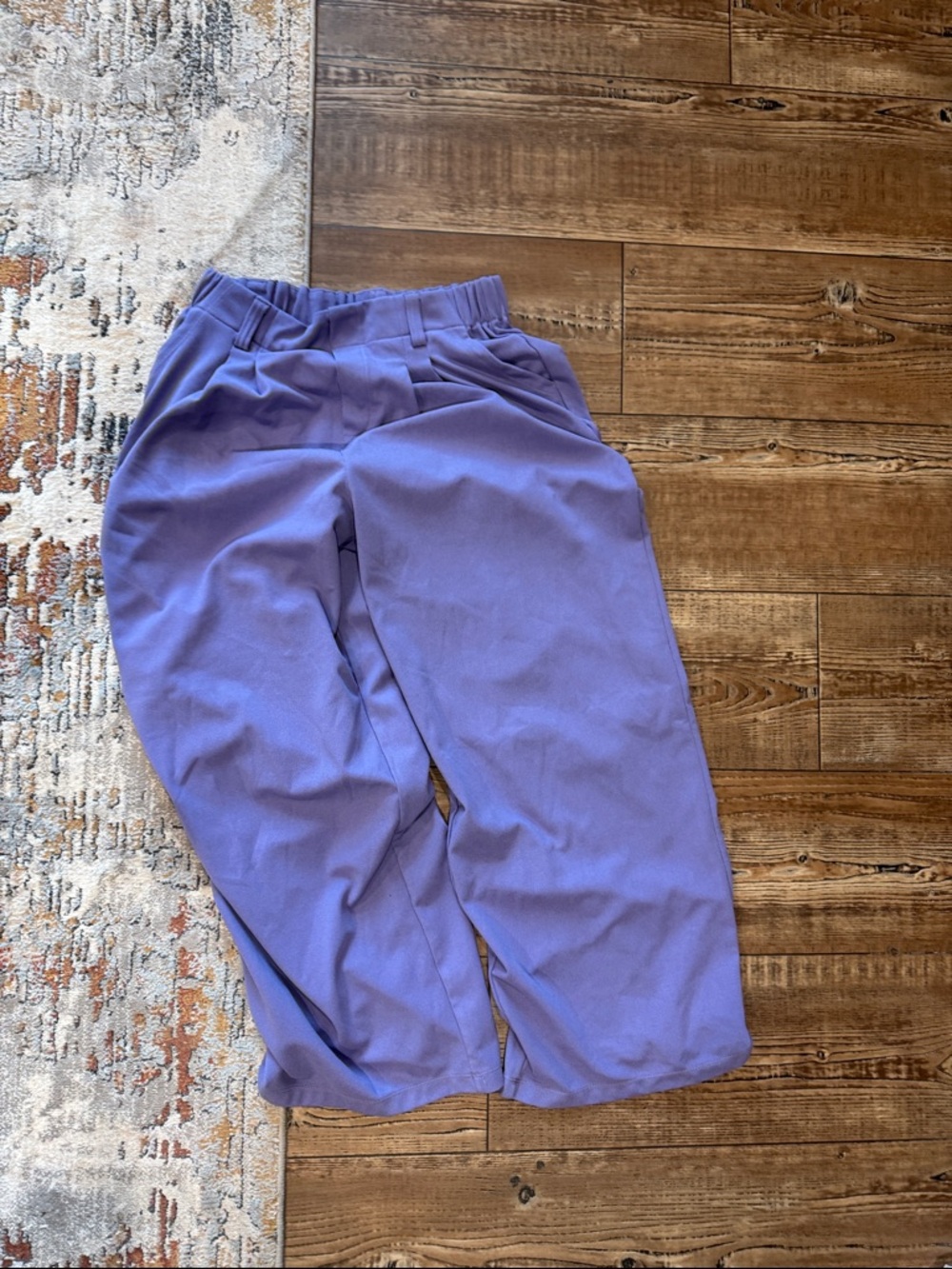 HALARA Lavender High-Waist Relaxed Chinos